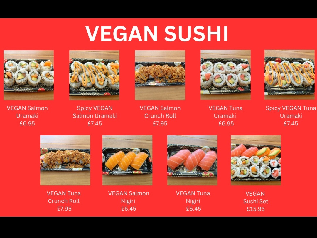 NEW VEGAN SUSHI TO OUR MENU