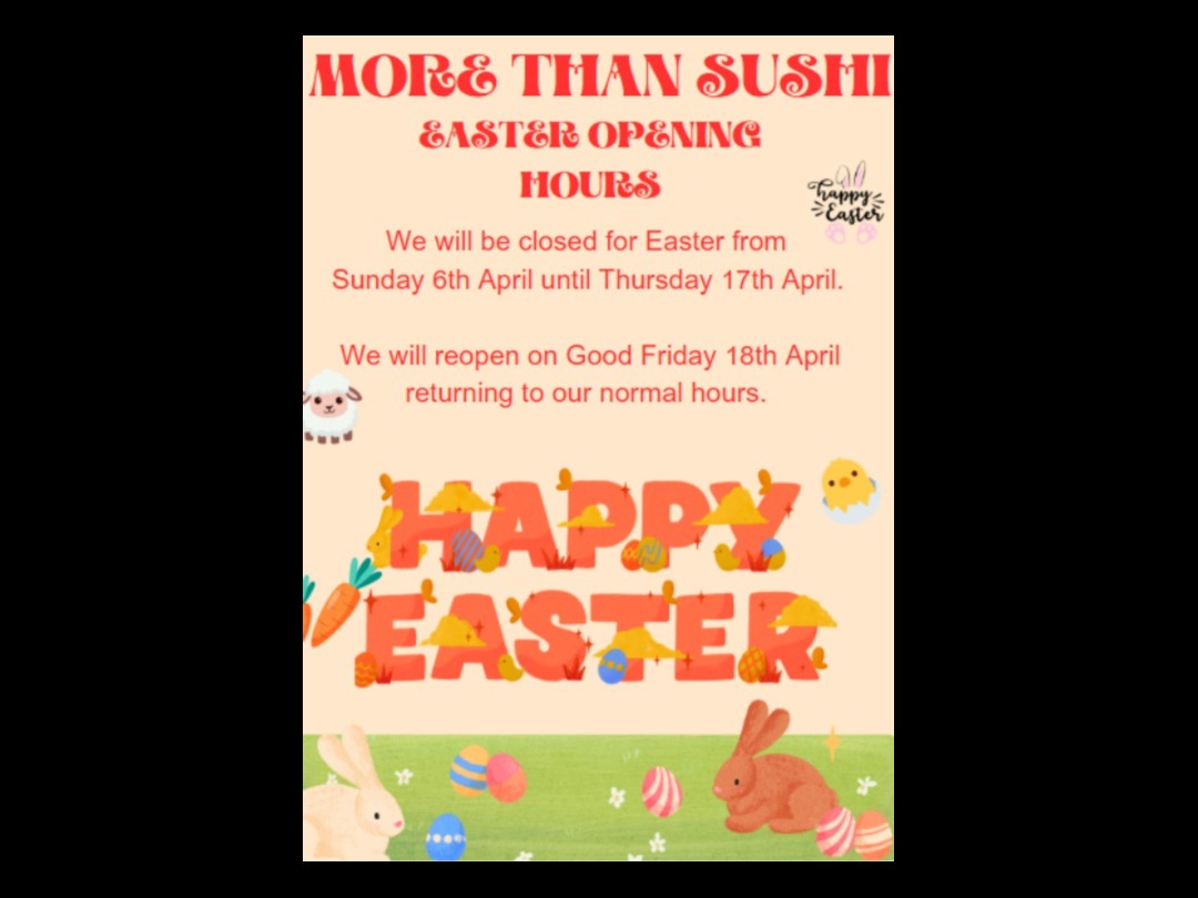 Our Easter Opening Hours 🐰🥚🐤