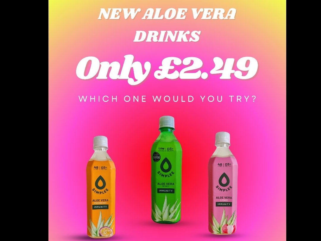 NEW Aloe Vera  DRINKS