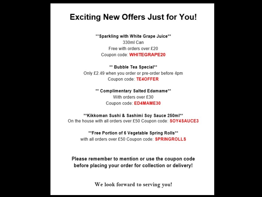 Exciting New Offers Just for You!