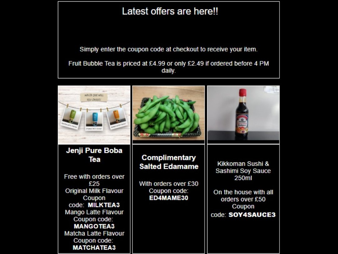 📢 latest offers at More Than Sushi! 📢