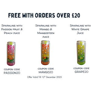 Free with all orders over £20!