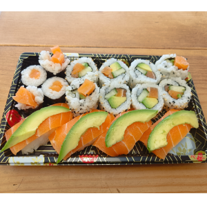 388. VEGAN Salmon Sushi Set