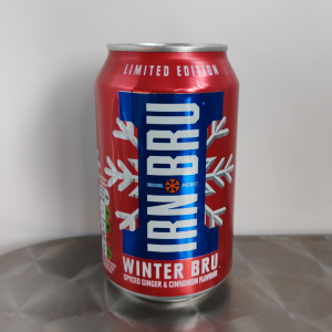 IRN-BRU Winter Bru Spiced Ginger & Cinnamon Limited Edition Festive Soft Drink
