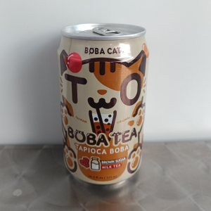 Boba Cat Brown Sugar Boba Milk Tea Can