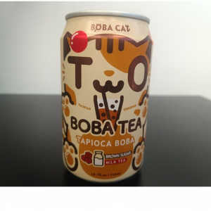 Boba Cat Brown Sugar Boba Milk Tea Can