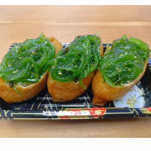 802. Goma Wakame Inari - 3 Pieces
