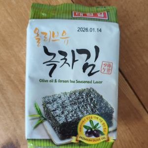 Olive Oil & Green Tea Seasoned Snack 4g