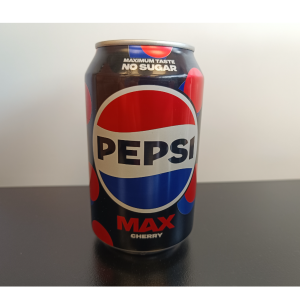 Refreshing Can of Pepsi Max Cherry