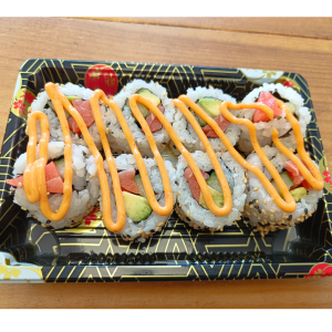 384. Spicy VEGAN Tuna Uramaki