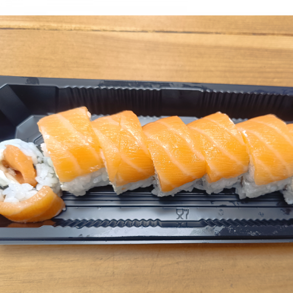 Double Salmon & Philadelphia Sushi Roll